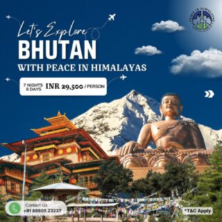 Dates for Bhutan 2024 are here, DM to know more.

⭐️ 7N stay 
⭐️ All Breakfast and Dinner
⭐️ All Transits for 7N/8D Bagdogra to Bagdogra
⭐️ permits, Fees, SDF
⭐️ Guided trip
⭐️ Experiential Tour focused on local experiences

This is your exclusive invitation to discover the magic of Bhutan with us at the most unbelievable price for 2024 season.

Book your tickets now and get ready to create memories in the breathtaking landscapes.

Explore the real Himalayas with @peaceinhimalayas
Dm or call for queries!! +91 8860523237

#peaceinhimalayas #pihtravelcommunity #bhutan #bhutantourpackage #himalayas #himachal #grouptours #group #tour #trips #trip